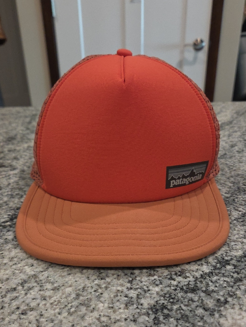Patagonia Orange Peach Mesh-Back Cap